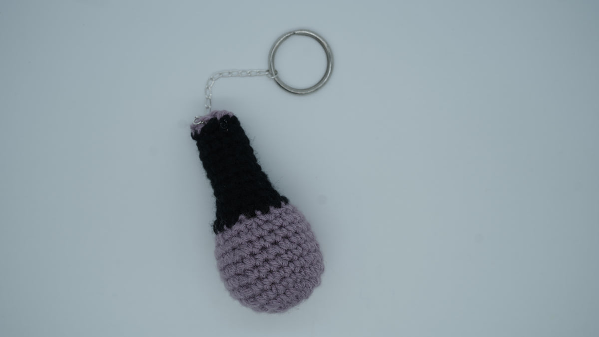 Lilac Love Handmade Keychain
