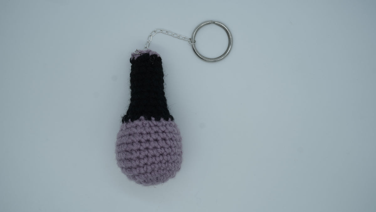 Lilac Love Handmade Keychain