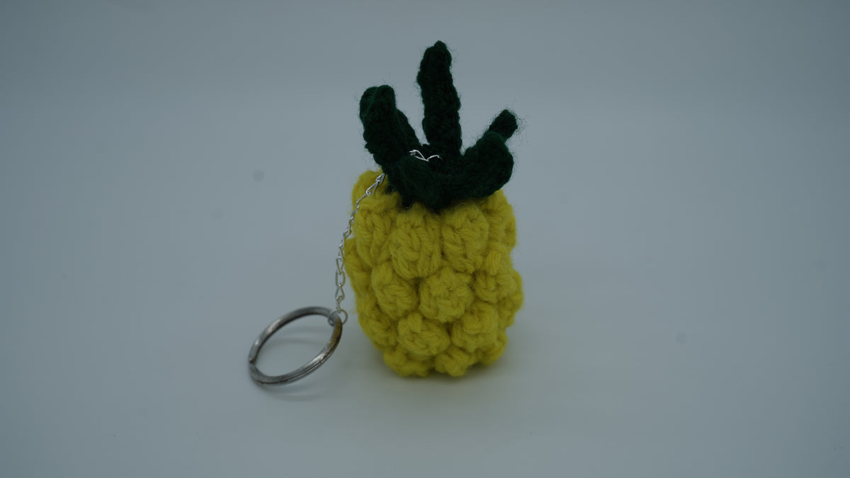 Pineapple Pop Handmade Keychain