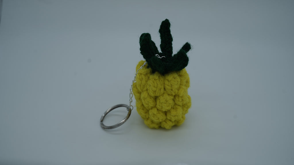 Pineapple Pop Handmade Keychain
