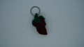 Handmade Crochet chilly Keychain