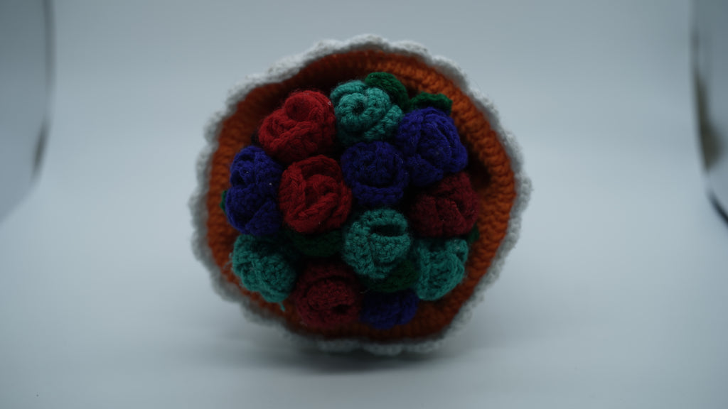 Handmade Crochet Flower Bouquet